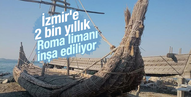 İzmir'e 2 bin yıllık Roma limanı inşa ediliyor