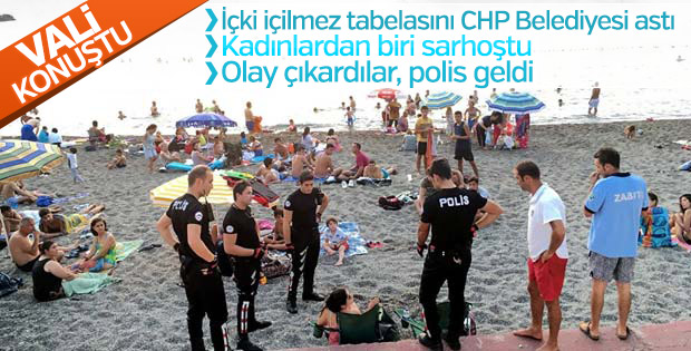 Zonguldak Valisi: Plajda içki haberi maksatlı yapıldı