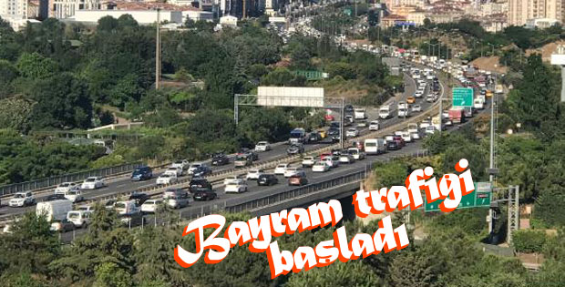 Bayram trafiği erken başladı