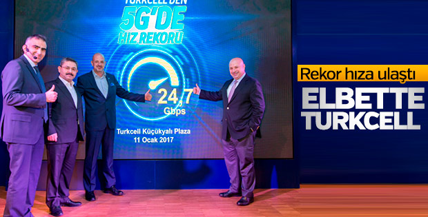 Turkcell, 5G testinde 24,7 Gbit hıza ulaştı