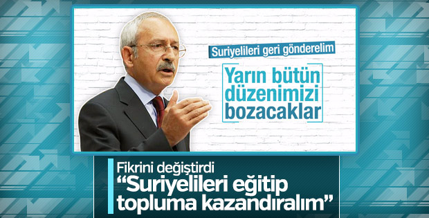 Kılıçdaroğlu'ndan Suriyelilerle ilgili bakış açısı dersi