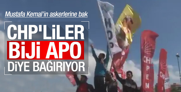Bakırköy'de PKK CHP kardeşliği