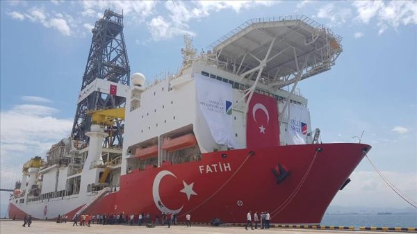 Drilling vessel Fatih starts deep drilling in offshore Mediterranean