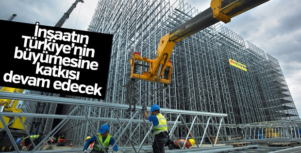 İnşaatın Türkiye büyümesine katkısı devam edecek