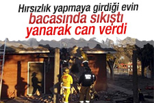 ABD'de bacaya sıkışan hırsız yanarak öldü