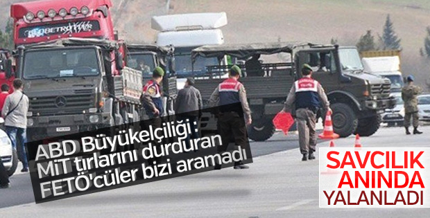 ABD'den MİT TIR'ları açıklaması