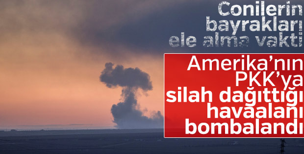 Türk F-16'ları ABD'nin kullandığı havaalanını bombalıyor