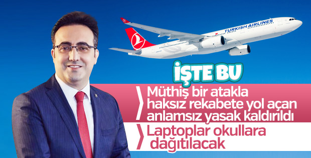 ABD uçuşlarında laptop yasağı kalktı