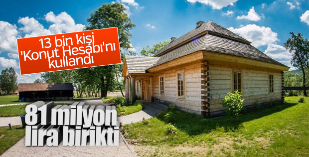 'Konut Hesabı'nda toplamda 81 milyon lira birikti