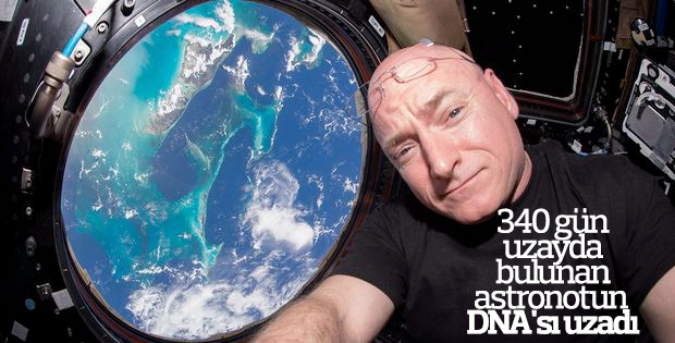 340 gün uzayda kalan astronotun DNA telomeri uzadı