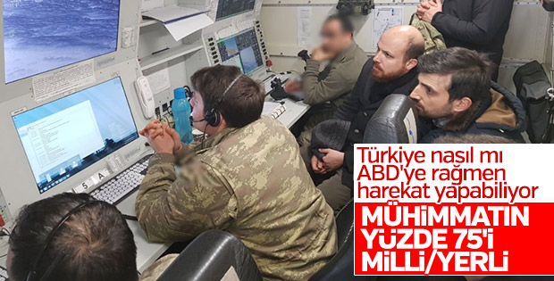 Afrin harekatında milli mühimmat damgası