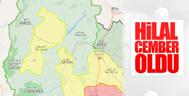 Afrin'in kuzeyi birleşti