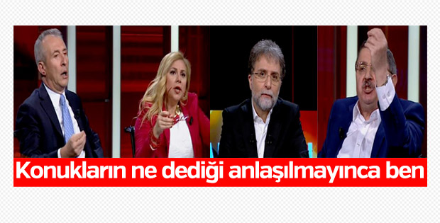Ahmet Hakan'ın canlı yayındaki zor anları