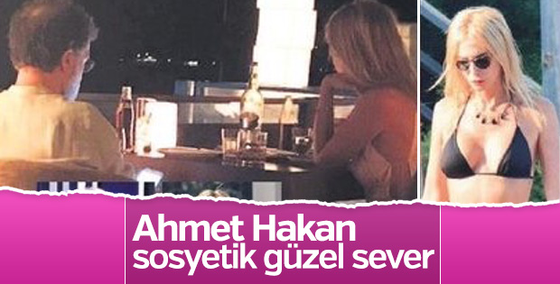Ahmet Hakan sevgilisiyle görüntülendi