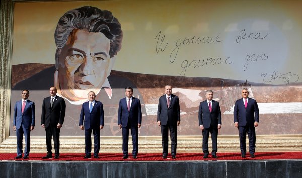 Başkan Erdoğan, Kırgızistan'da
