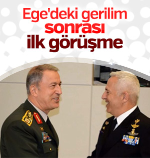 Orgeneral Akar, Yunan Genelkurmay Başkanı'yla görüştü