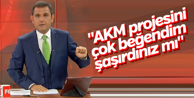 Fatih Portakal AKM projesinden memnun