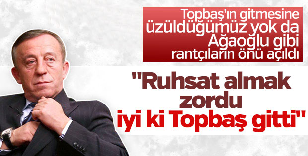 Ali Ağaoğlu'ndan Kadir Topbaş itirafı
