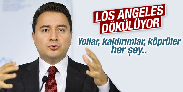 Ali Babacan: Los Angeles dökülüyor