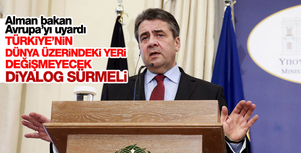 Almanya Dışişleri Bakanı: Türkiye ile diyalog sürmeli