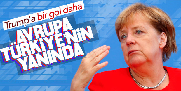 Almanya, ABD'ye karşı Türkiye'nin yanında