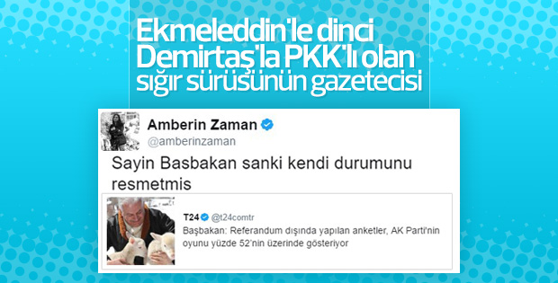 Amberin Zaman evet diyen seçmene koyun dedi