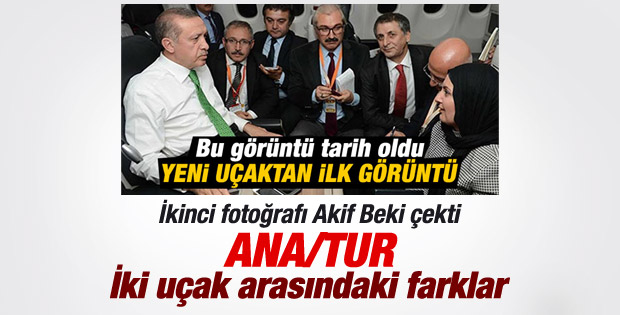 Cumhurbaşkanı Erdoğan'ın yeni uçağından ikinci görüntü