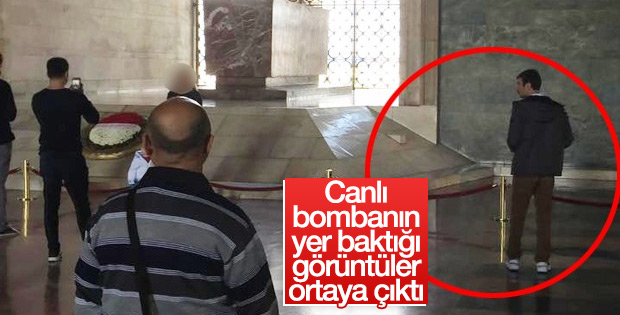 Canlı bombanın keşif görüntüsü kameraya yansıdı