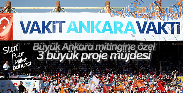 Cumhurbaşkanı Erdoğan Ankara mitinginde