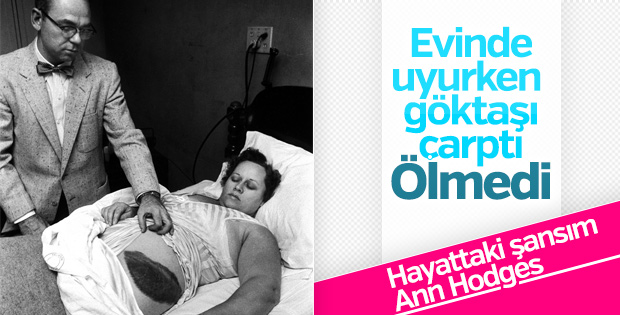 Gök taşına çarpan kadın: Ann Hodges