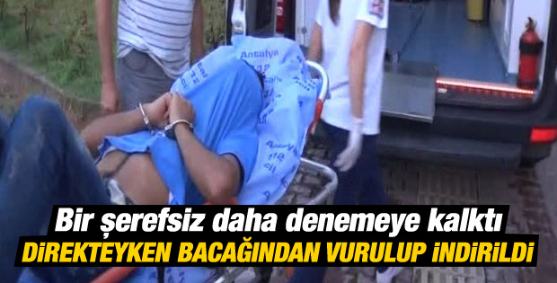 Antalya’da bayrak indirmeye çalışan kişiyi polis vurdu
