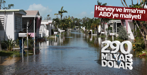 Harvey ve Irma'nın toplam maliyeti