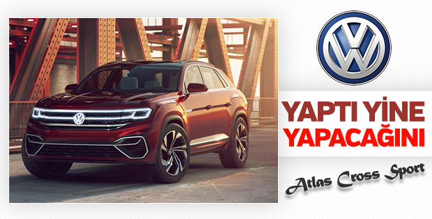 Volkswagen'den yeni SUV : Atlas Cross Sport