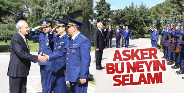 Kılıçdaroğlu'na askeri üste törenli karşılama