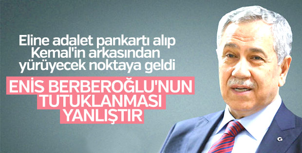Bülent Arınç'tan Berberoğlu açıklaması