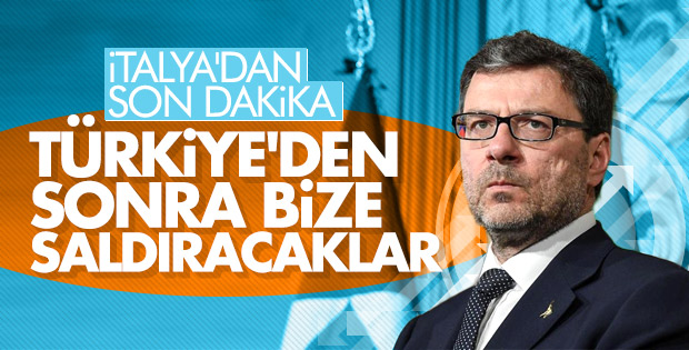 'İtalya da Türkiye gibi ekonomik saldırıya uğrayabilir'