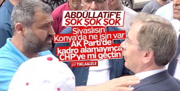CHP'li Abdüllatif Şener'e her yerde tepki gösteriliyor