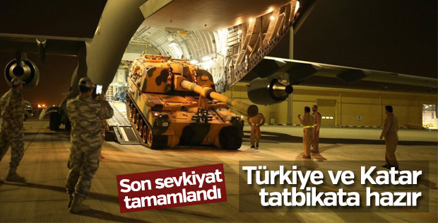 Türkiye'den Katar'a son sevkiyat yapıldı