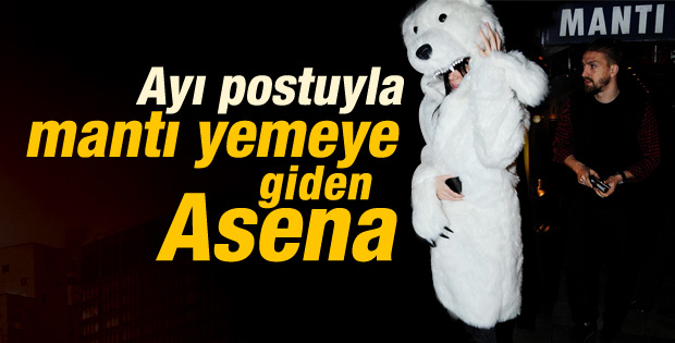 Asena Erkin'in kutup ayısı kürkü