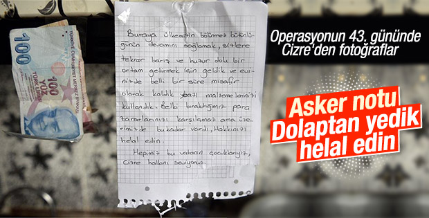Cizre'de operasyonun 43. günü kamerada