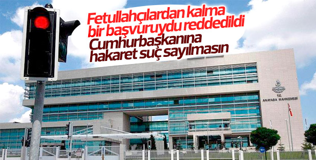 AYM'den Cumhurbaşkanına hakaret suçu kararı