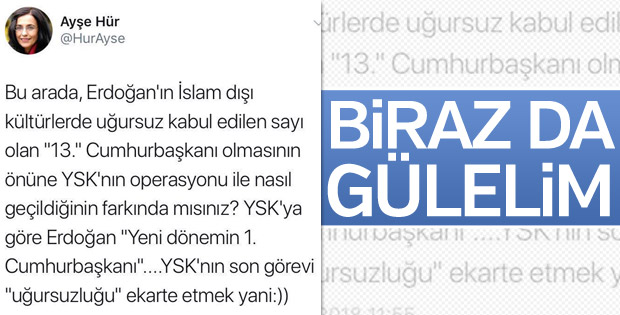 Ayşe Hür'den 13. Cumhurbaşkanı teorisi