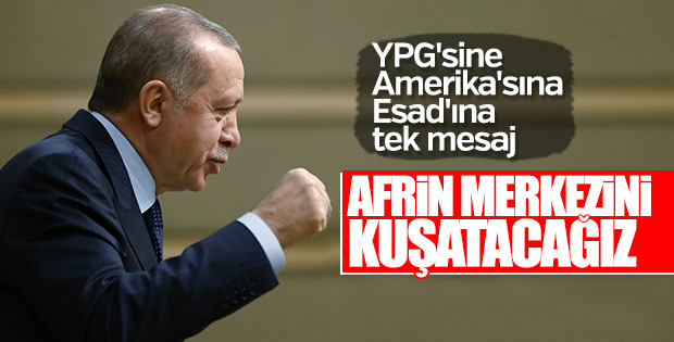Cumhurbaşkanı Erdoğan, AK Parti grup toplantısında
