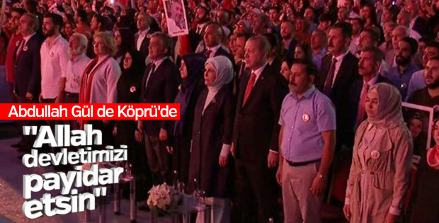 Abdullah Gül'ün 15 Temmuz mesajı