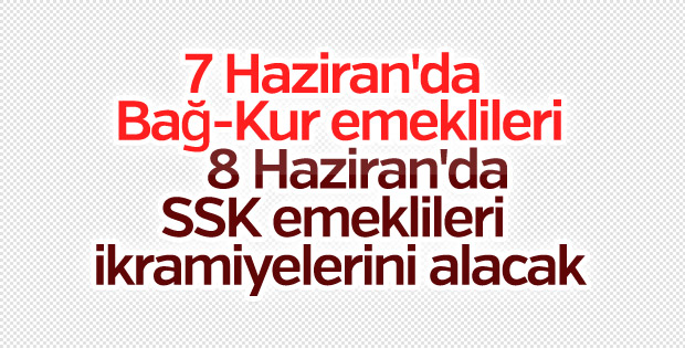 Emeklilere ödenecek ikramiyelerin tarihi belli oldu
