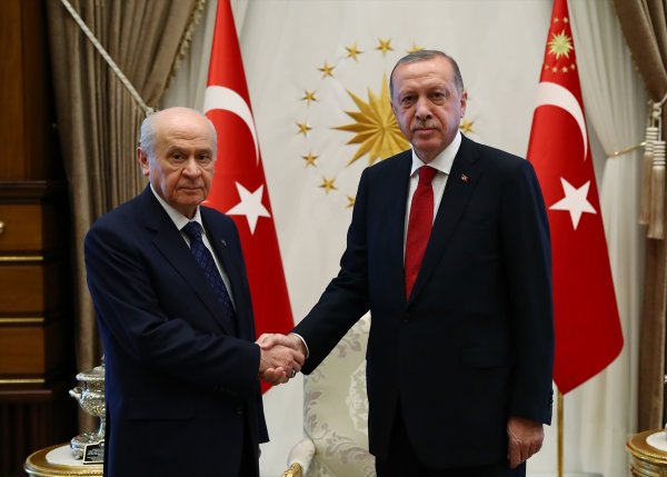 Cumhurbaşkanı Erdoğan MHP Lideri Bahçeli görüşmesi