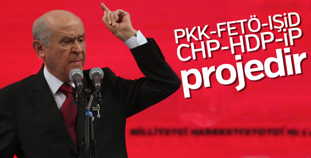 Devlet Bahçeli'den diğer partilere proje benzetmesi