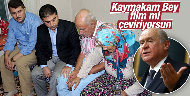 Bahçeli'den Hassa Kaymakamı'na sert sözler