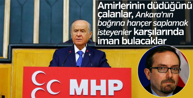 Bahçeli, Twitter'dan vize kriziyle ilgili paylaşımlar