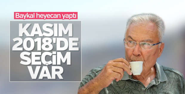 Deniz Baykal'dan erken seçim iddiası